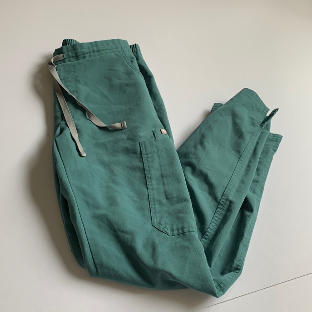 Figs Yola Green Skinny Pant Scrubs